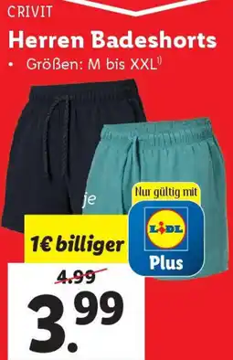 Lidl Herren Badeshorts Angebot