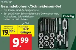 Lidl Gewindebohrer-/Schneideisen-Set Angebot