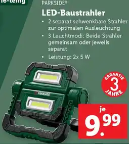 Lidl LED-Baustrahler Angebot