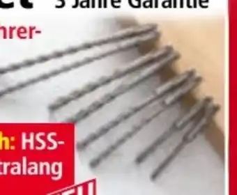 Norma Kraft Werkzeuge SDS-Plus Bohrer-Set Angebot