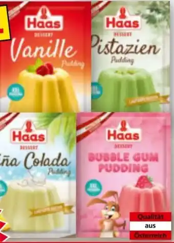 Norma Haas Puddingpulver Angebot