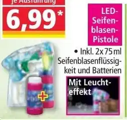 Norma LED Seifenblasen Pistole Angebot