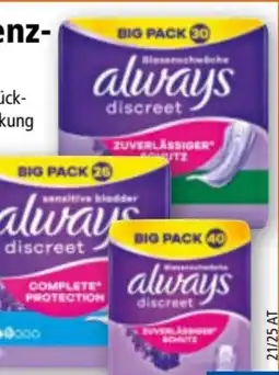 Norma Always Inkontinenz-Einlagen Angebot