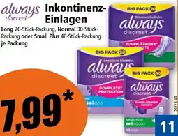 Norma Inkontinenz- Einlagen Angebot