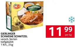 Transgourmet Schweine schnitzel Angebot
