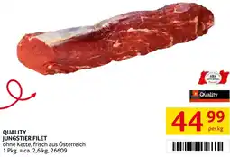 Transgourmet Jungstier filet Angebot