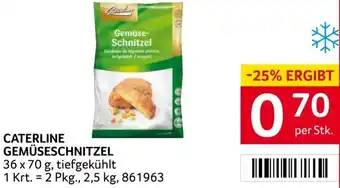 Transgourmet Gemüseschnitzel Angebot