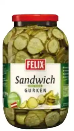 Transgourmet Felix Sandwichgurken Angebot