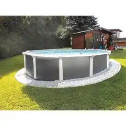 Bauhaus Kwad Stahlwand-Pool Supreme Design Rund Angebot