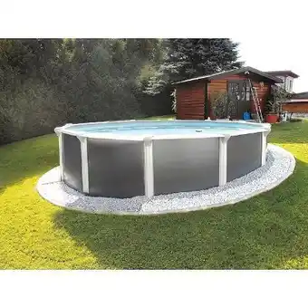 Bauhaus Kwad Stahlwand-Pool Supreme Design Rund Angebot