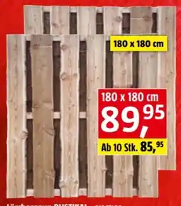 Bauhaus Lärchenzaun Rustikal Angebot