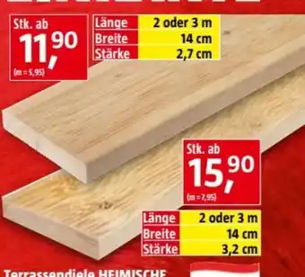 Bauhaus Terrassendiele Lärche Angebot