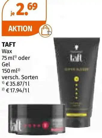 Müller Wax oder Gel Angebot