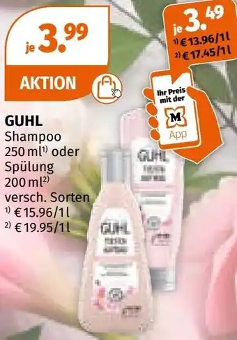 Müller Shampoo oder Spülung Angebot