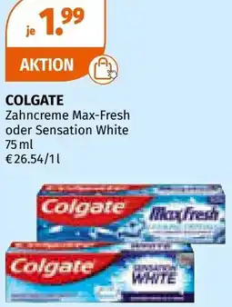 Müller Zahncreme Max Fresh oder Sensation White Angebot