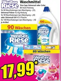 Norma Waschmittel Angebot