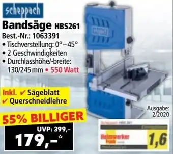 Norma Bandsäge Angebot