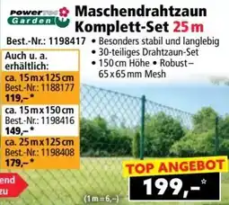 Norma Maschendrahtzaun Komplett-Set Angebot
