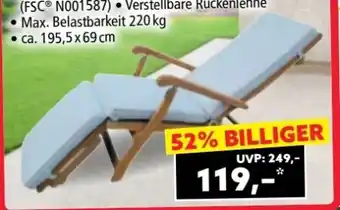 Norma Chillroi Ergonomische Sonnenliege Angebot