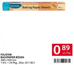 Transgourmet Backpapier bögen Angebot