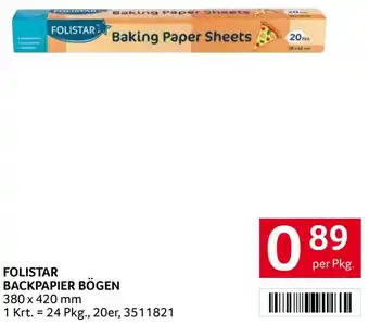 Transgourmet Backpapier bögen Angebot