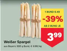 MPreis Weißer Spargel Angebot