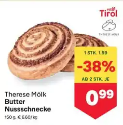 MPreis Butter Nussschnecke Angebot