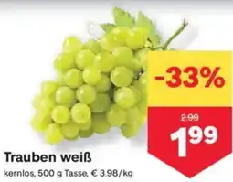 MPreis Trauben weiß Angebot