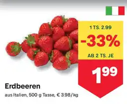 MPreis Erdbeeren Angebot
