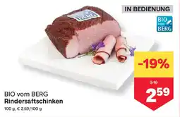 MPreis BIO vom BERG Rindersaftschinken Angebot