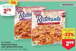 MPreis Ristorante Pizza oder glutenfreie Pizza Angebot