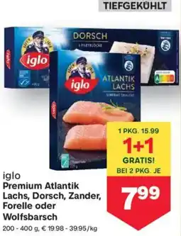 MPreis Premium Atlantik Lachs, Dorsch, Zander, Forelle oder Wolfsbarsch Angebot