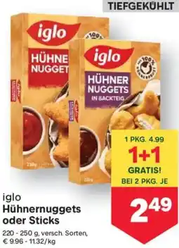 MPreis Hühnernuggets oder Sticks Angebot
