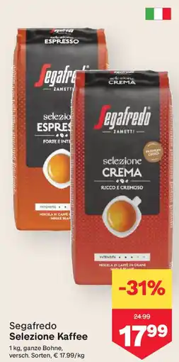 MPreis Segafredo Selezione Kaffee Angebot