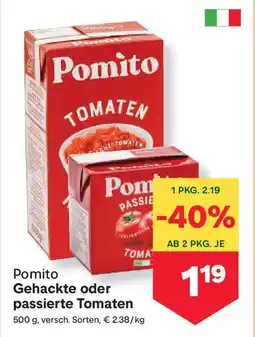 MPreis Gehackte oder passierte Tomaten Angebot