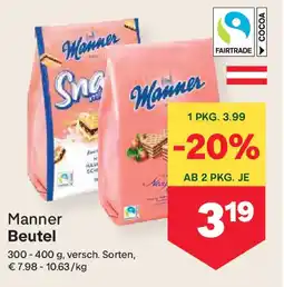 MPreis Manner Beutel Angebot