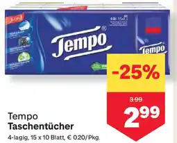 MPreis Taschentücher Angebot