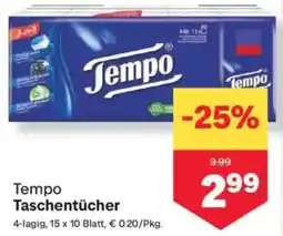 MPreis Taschentücher Angebot