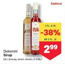 MPreis Sirup Angebot