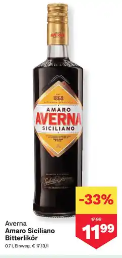MPreis Amaro siciliano bitterlikör Angebot