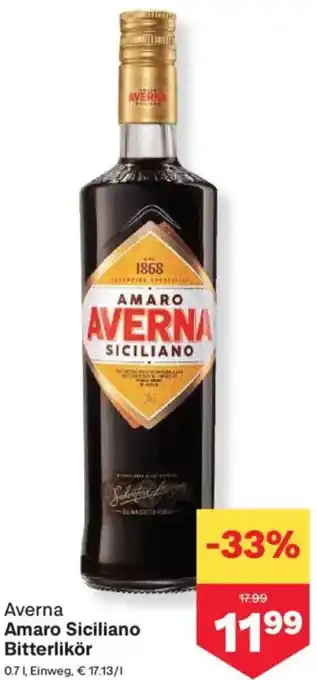MPreis Amaro siciliano bitterlikör Angebot