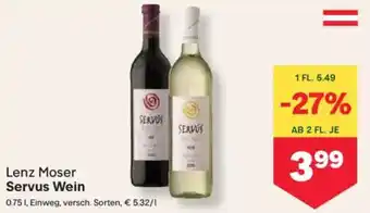 MPreis Servus Wein Angebot