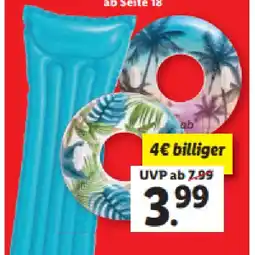 Lidl Schwimmring/ Luftmatratze Lidl Angebot