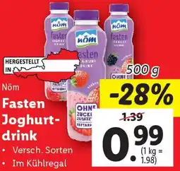 Lidl Fasten Joghurt- drink Angebot