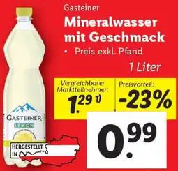 Lidl Mineralwasser mit Geschmack Angebot