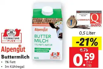 Lidl Buttermilch Angebot