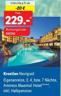 Lidl Kroatien Novigrad Angebot