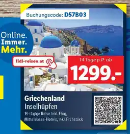 Lidl Griechenland Inselhüpfen Angebot