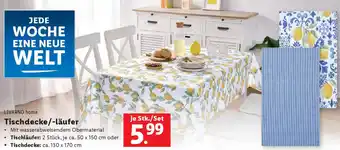 Lidl Tischdecke/-läufer Angebot