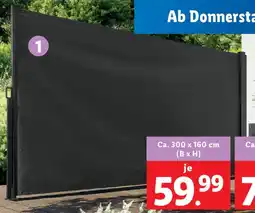 Lidl Seitenmarkise Angebot